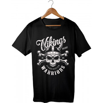 T-shirt printed Vikings...