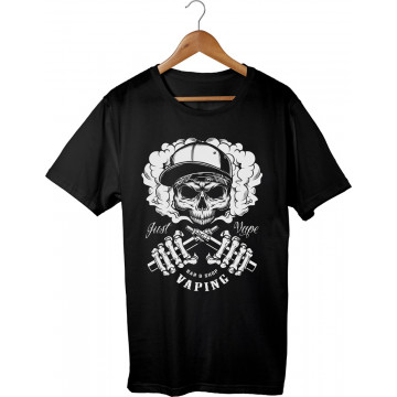 T-shirt printed Vaping Just...