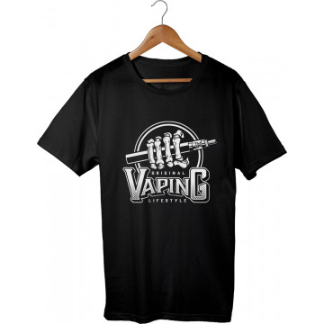 T-shirt printed Vaping...