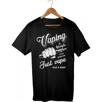 T-shirt printed Vaping livestyle just vape