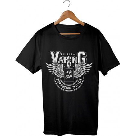 T-shirt printed Vaping style