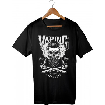 T-shirt printed Vaping...