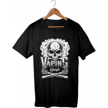 T-shirt printed Vaping...