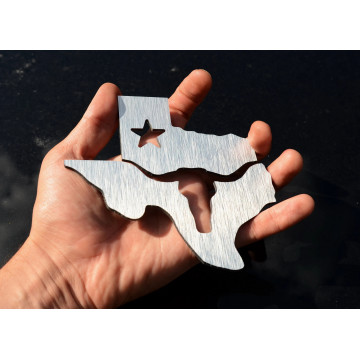 Texas Custom Emblem, Texas Logo, Texas auto decor, Texas